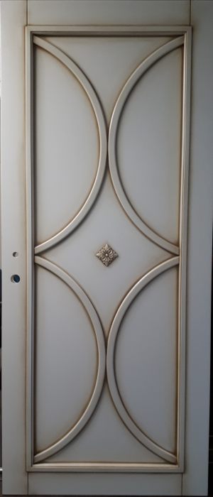 Межкомнатная дверь в профиле массив (эмаль с патиной) Барановичи